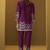 Maroon rayon floral printed co-ord set for women