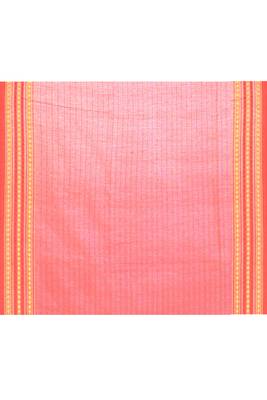 Women's white embellished cotton blend jamdani saree 5