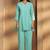 Women’s pure cotton sky blue schiffli co-ord set