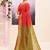 Women's red embellished cotton blend jamdani saree