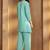Women’s pure cotton sky blue schiffli co-ord set