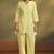 Women’s pure cotton yellow schiffli co-ord set