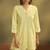 Women’s pure cotton yellow schiffli co-ord set