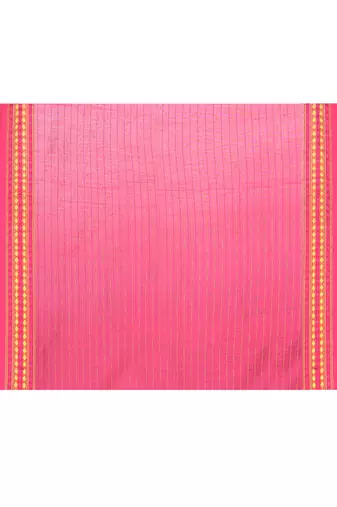 Women's navy blue embellished cotton blend jamdani saree