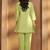 Women’s pure cotton green schiffli co-ord set