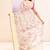 Women's white embellished cotton blend printed saree