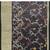 Women's black embellished cotton blend printed saree