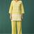 Women’s pure cotton yellow schiffli co-ord set