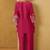 Women pink embroidered cotton blend straight kurta co-ord set