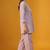 Lilac pure cotton schiffli embroidered fit & flare co-ord set