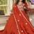 Pure vichitra embroidered gown with heavy cording sequence work & dupatta