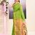 Women's green embellished tissue jamdani saree