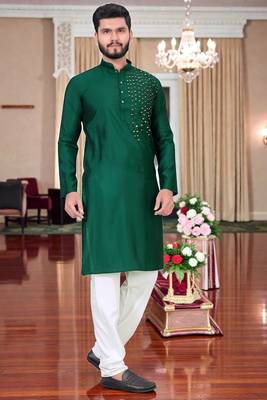men   s festive special traditional cotton kurta with regular fit 4