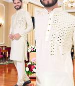 men’s festive special traditional cotton kurta with regular fit