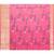 Women's pink embellished cotton blend printed saree