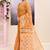 Women's mustard embellished cotton blend jamdani saree