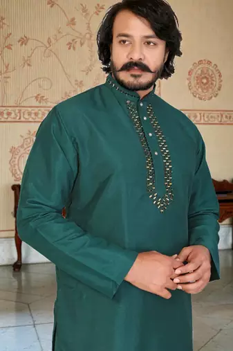 traditional men’s casual & festive wear cotton kurta