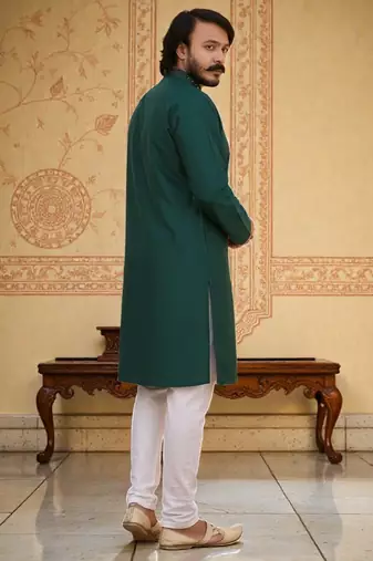 traditional men’s casual & festive wear cotton kurta