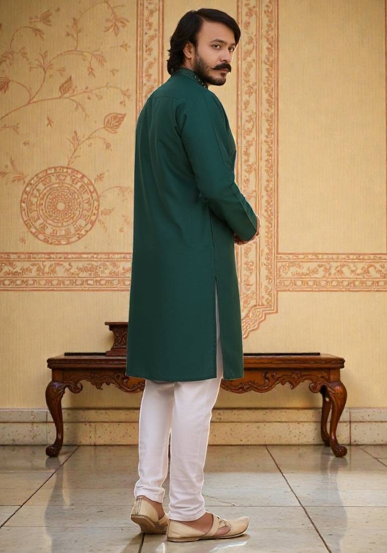 traditional men’s casual & festive wear cotton kurta