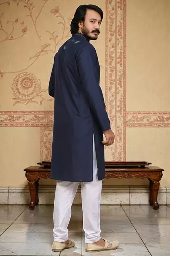 traditional men   s casual & festive wear cotton kurta