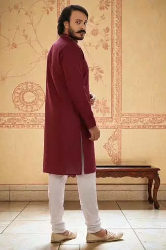 traditional men   s casual & festive wear cotton kurta