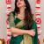Bottle green soft silk blend banarasi jacuard work designer party wear saree with unstitched blouse piece