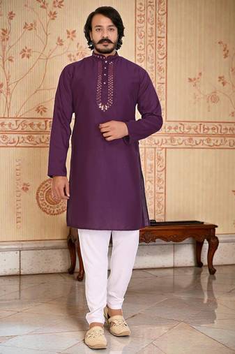traditional men’s casual & festive wear cotton kurta