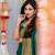 Bottle green soft silk blend banarasi jacuard work designer party wear saree with unstitched blouse piece