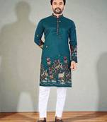 traditional men’s casual & festive wear cotton kurta