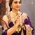 Purple soft silk blend banarasi jacuard work designer party wear saree with unstitched blouse piece