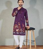 traditional men’s casual & festive wear cotton kurta