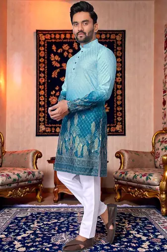 traditional men’s casual & festive wear cotton kurta