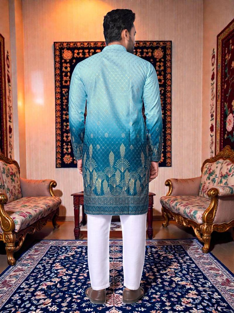 traditional men’s casual & festive wear cotton kurta