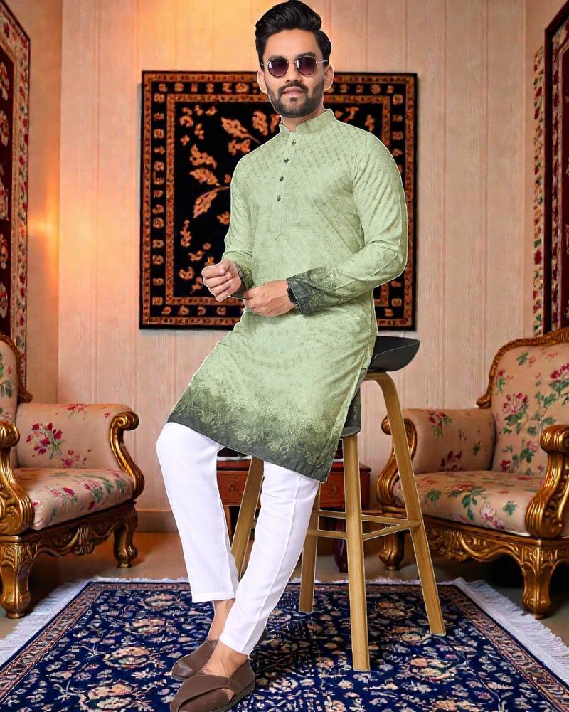 traditional men’s casual & festive wear cotton kurta