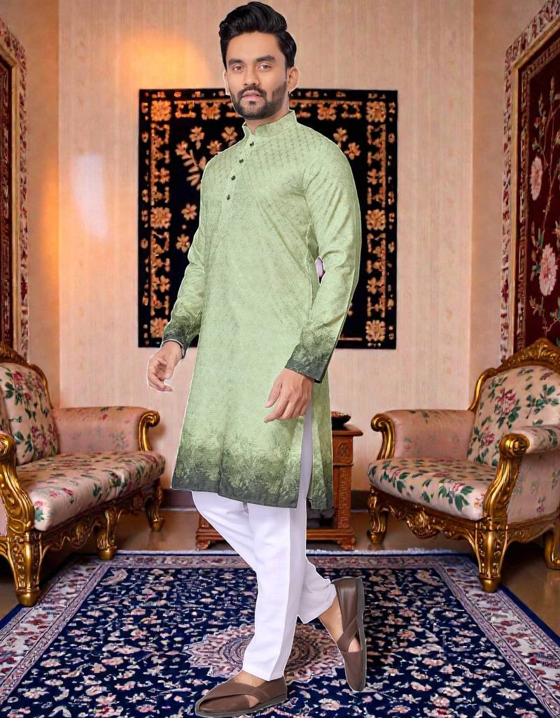 traditional men’s casual & festive wear cotton kurta