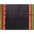 Women's black embellished zari border cotton saree