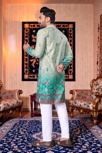 traditional men   s casual & festive wear cotton kurta
