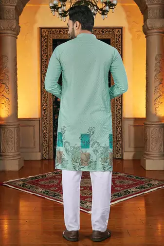 traditional men’s casual & festive wear cotton kurta