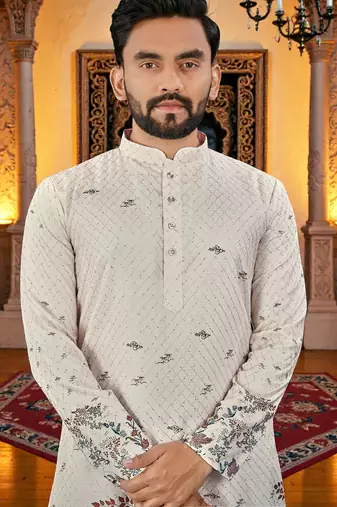 men   s stylish ethnic kurta for daily & festive wear