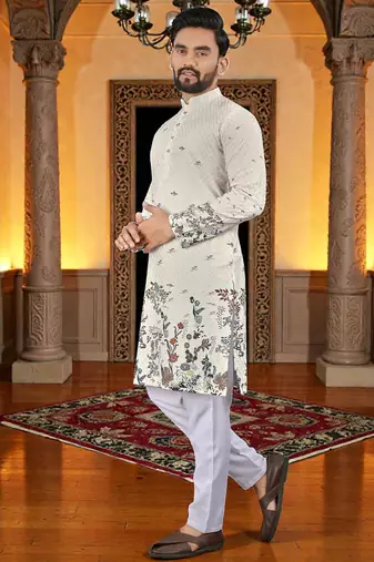men   s stylish ethnic kurta for daily & festive wear