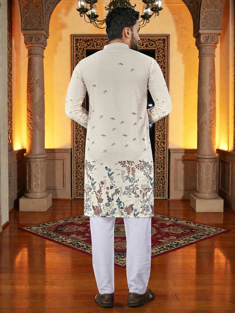 men’s stylish ethnic kurta for daily & festive wear
