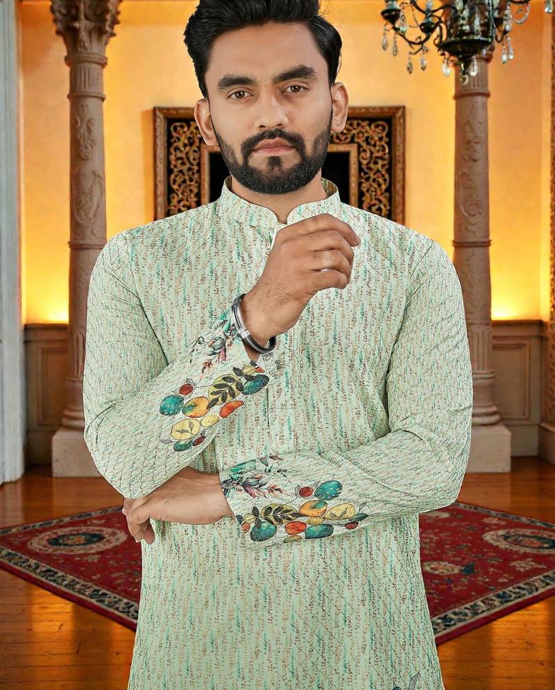 men’s stylish ethnic kurta for daily & festive wear