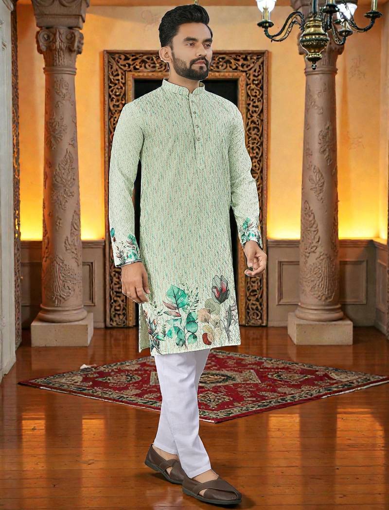 men’s stylish ethnic kurta for daily & festive wear