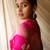 Pink silk blend banarasi saree with unstitched blouse piece