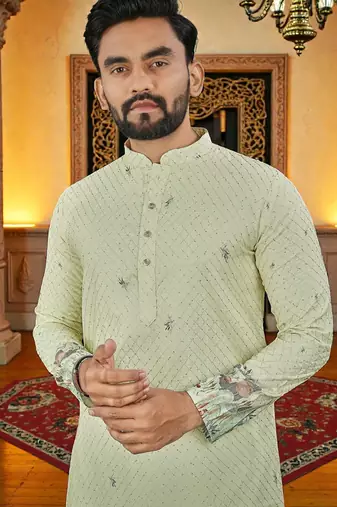 men   s stylish ethnic kurta for daily & festive wear