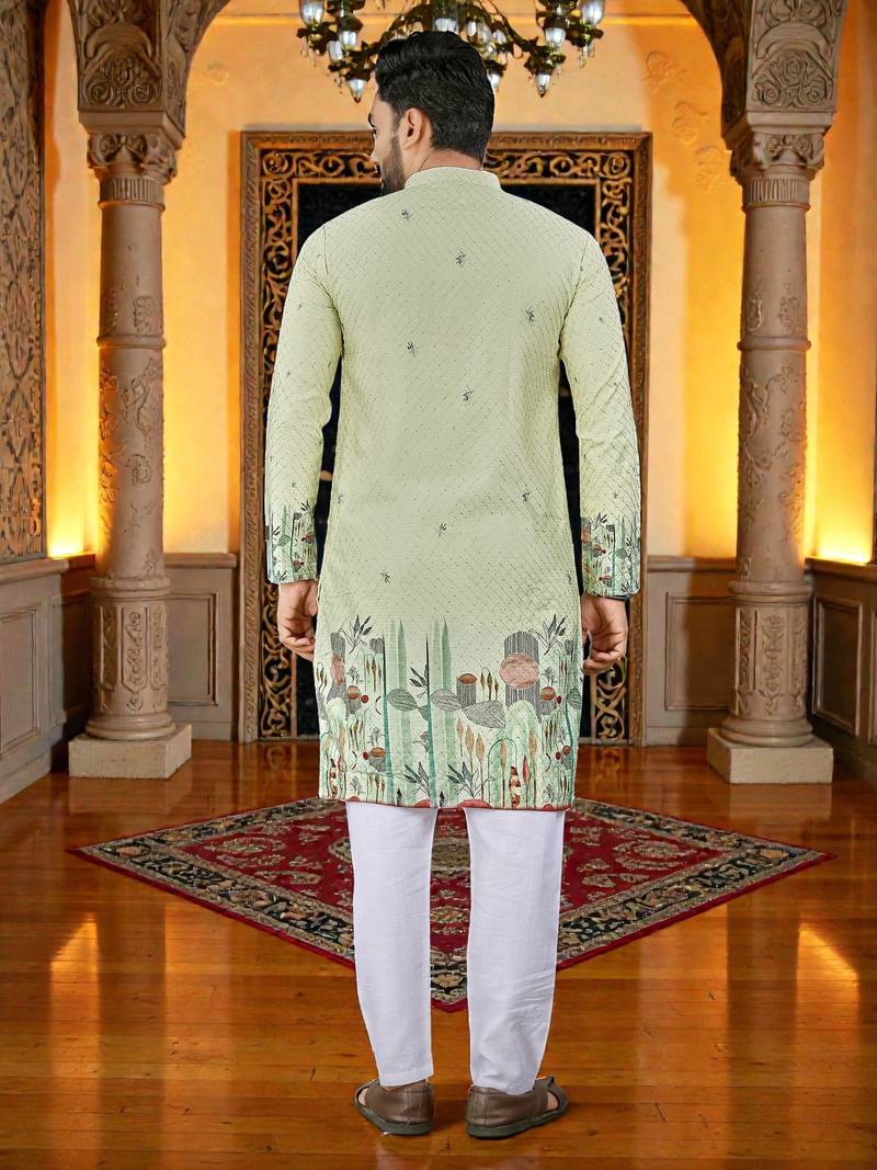 men’s stylish ethnic kurta for daily & festive wear