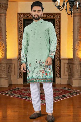 men’s stylish ethnic kurta for daily & festive wear