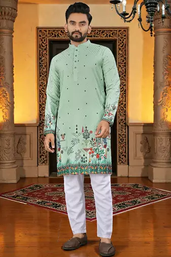 men’s stylish ethnic kurta for daily & festive wear