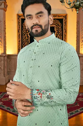 men   s stylish ethnic kurta for daily & festive wear
