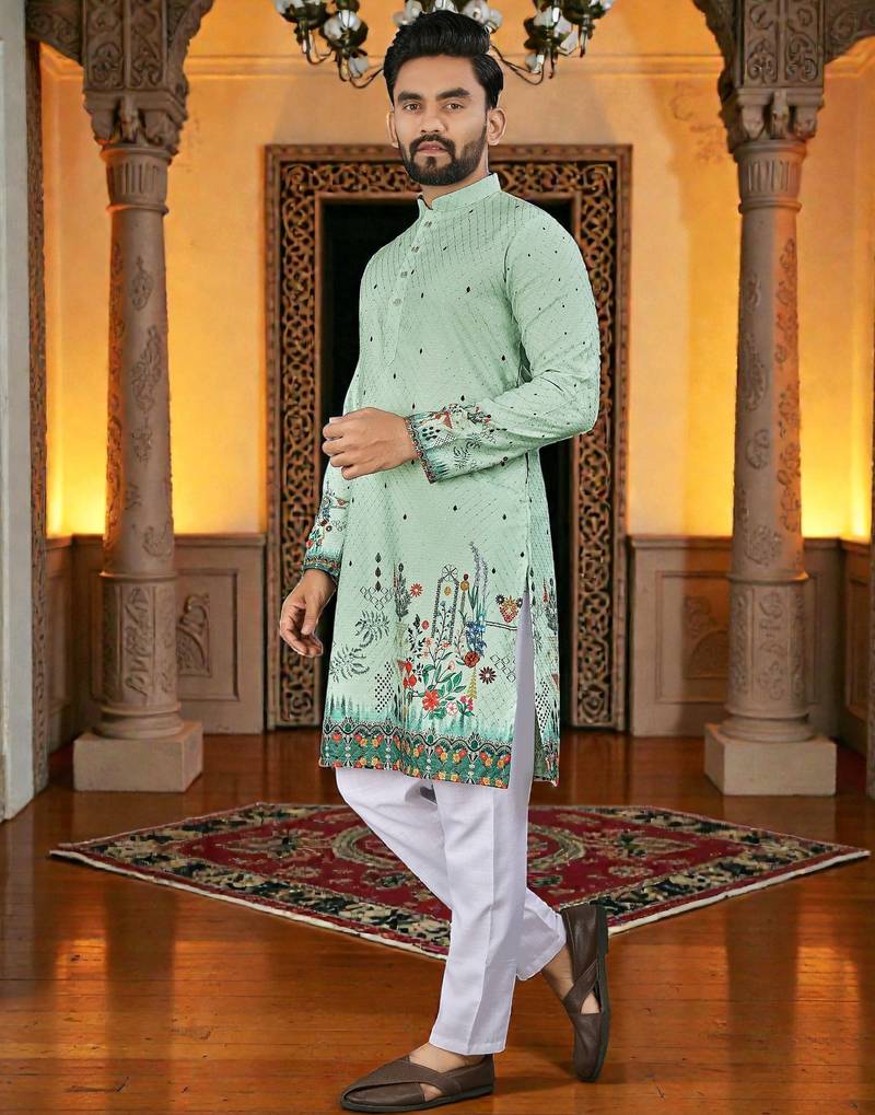 men’s stylish ethnic kurta for daily & festive wear
